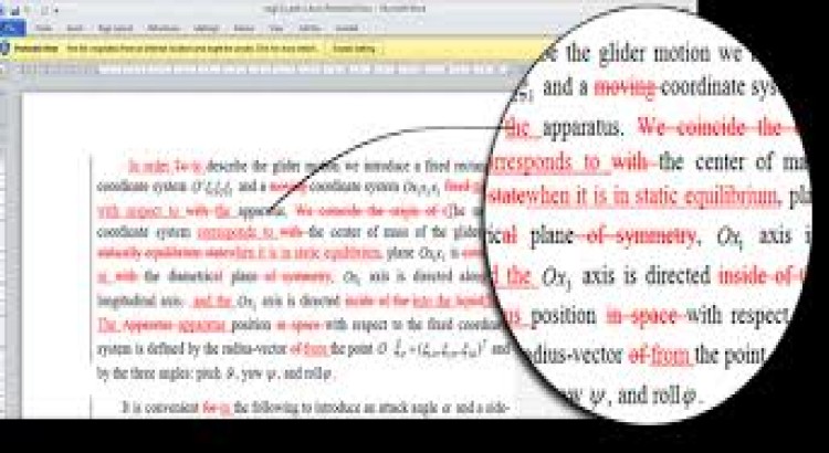 Review word/text files | Proofreading